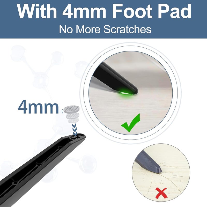 Maozhren TV Stand for Insignia TV Legs Replacement, Not Universal, Easy to Install, for Insignia TV Stand Legs, Please Check Compatibility in Description and Images - Image 5